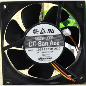 SANYO 109P1224H1011 24V 0.25A 3wires cooling fan